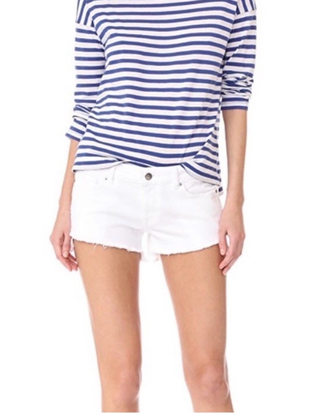 ⭐️HP!⭐️ NWT DL1961 Renee Cutoff Denim Shorts 32 Alpine White